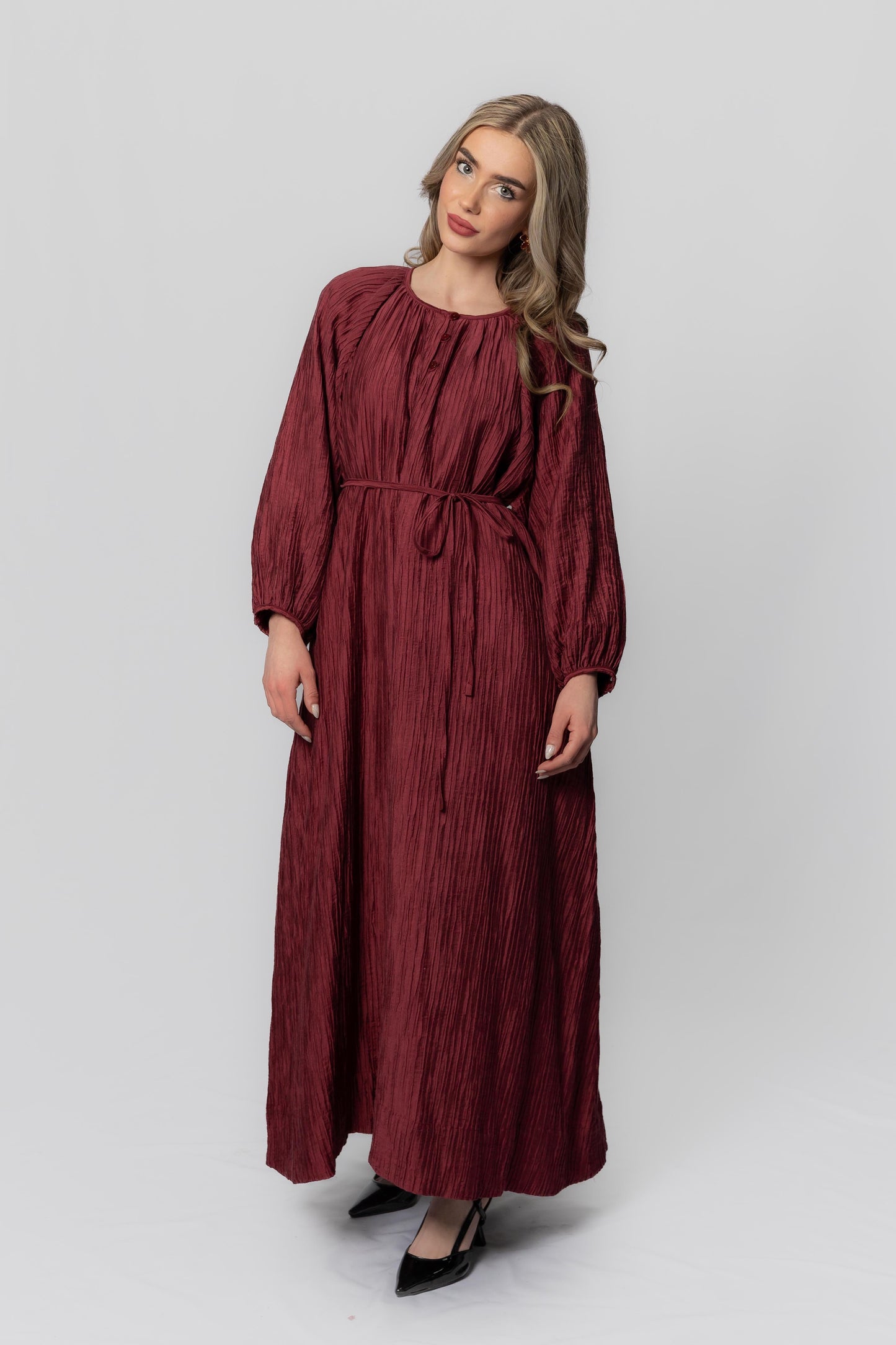 Modern Flow Dress Red