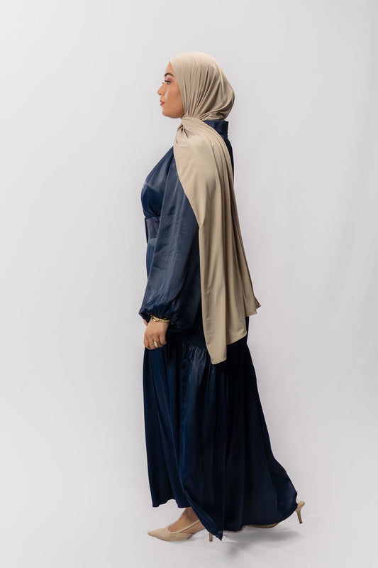 Orchid Dress Dark Blue