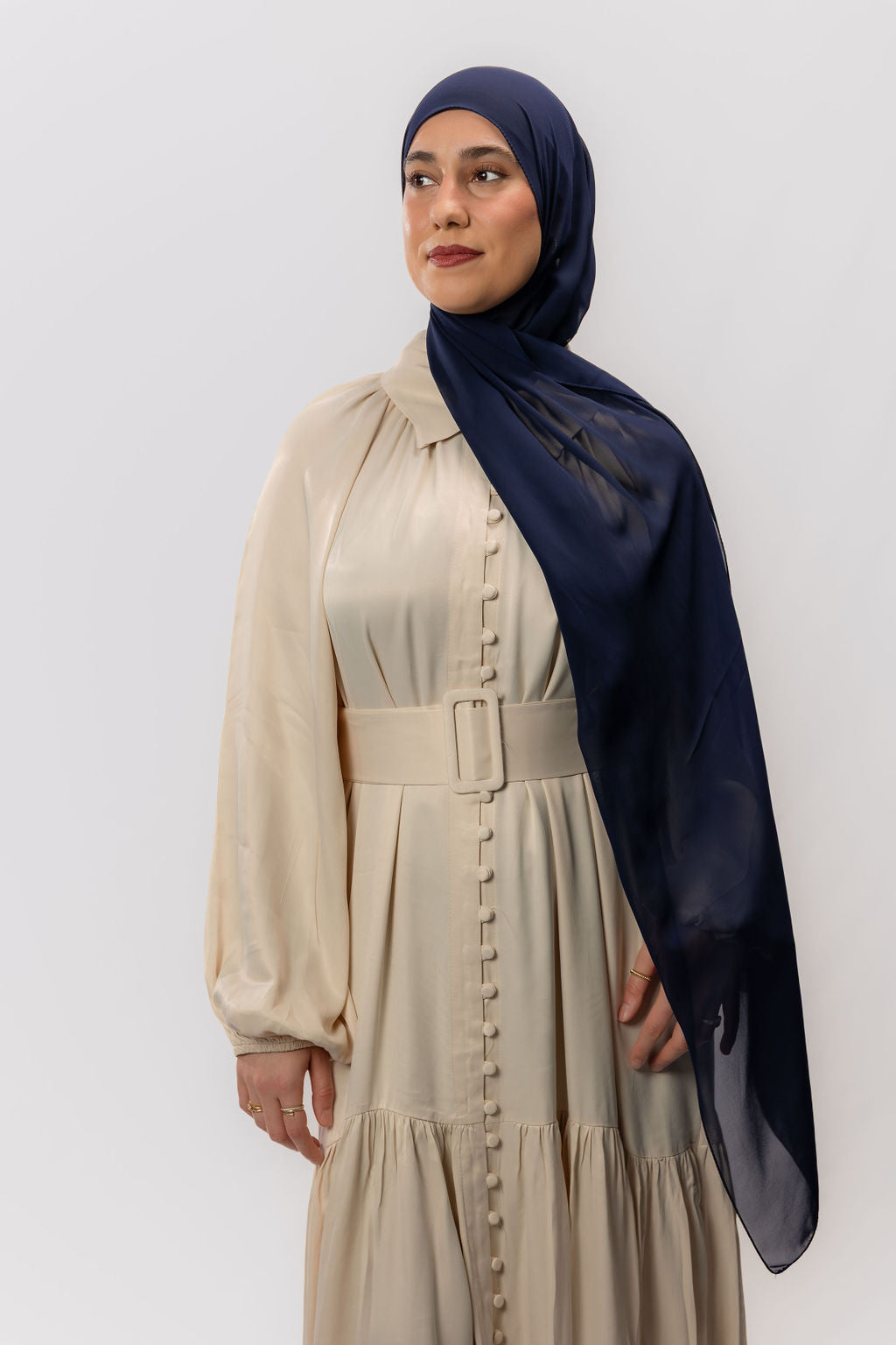 Orchid Dress Ivory White